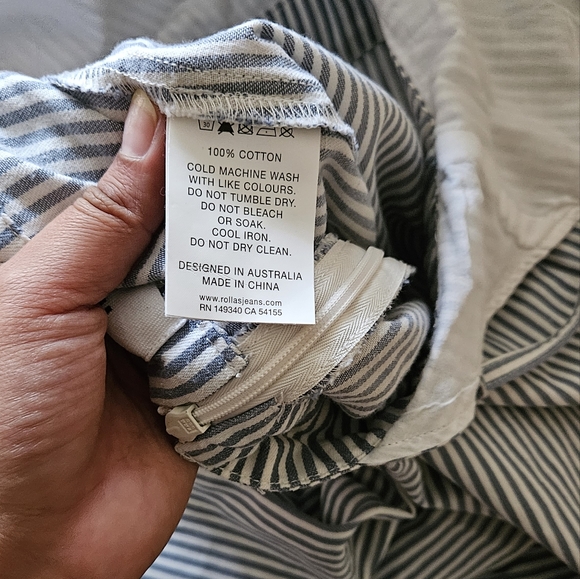 Rolla's Stripe Jerry Jumpsuit in Sky Blue - Picture 9 of 10